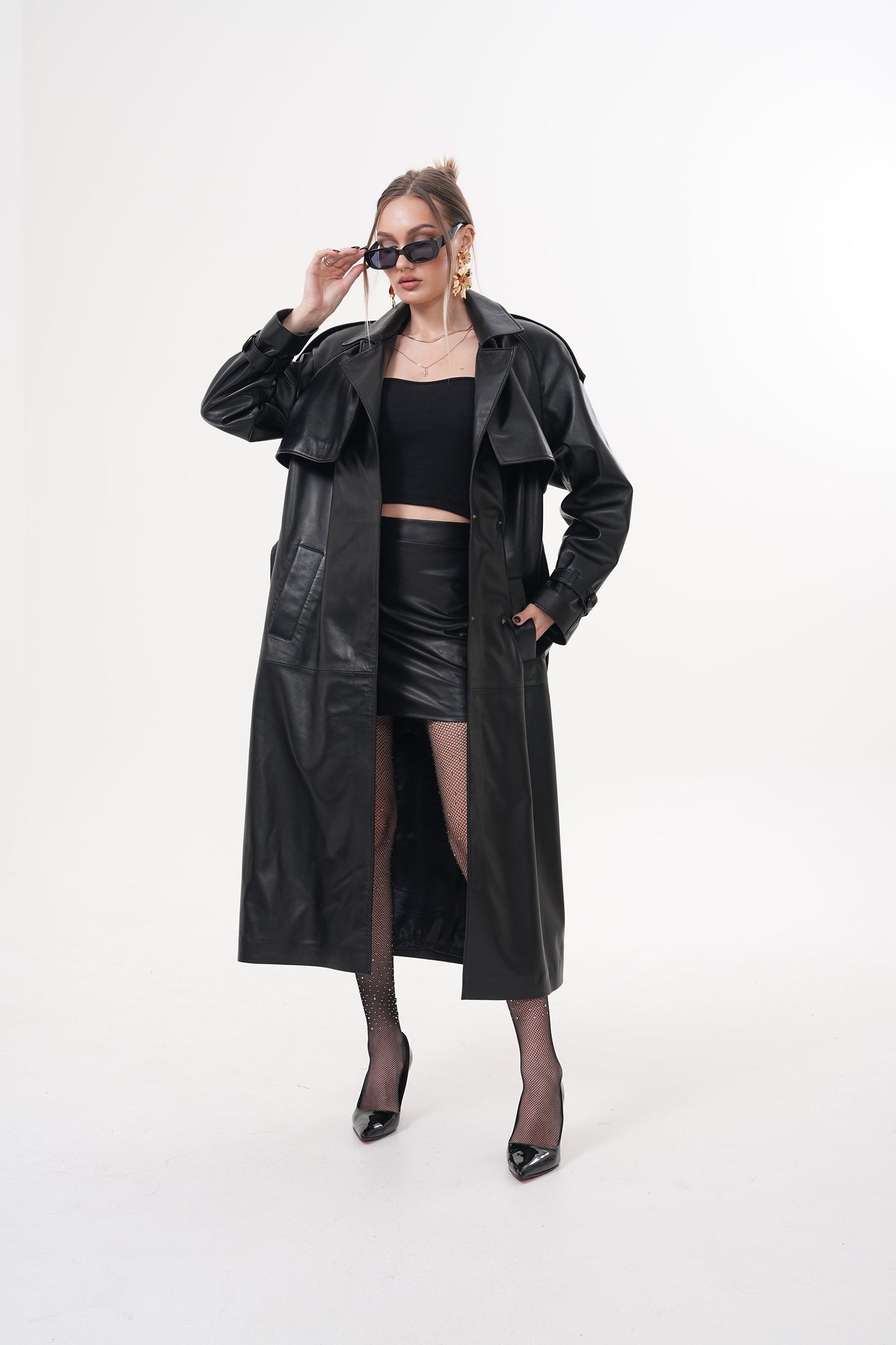 The Raven Black Leather Women Jacket
