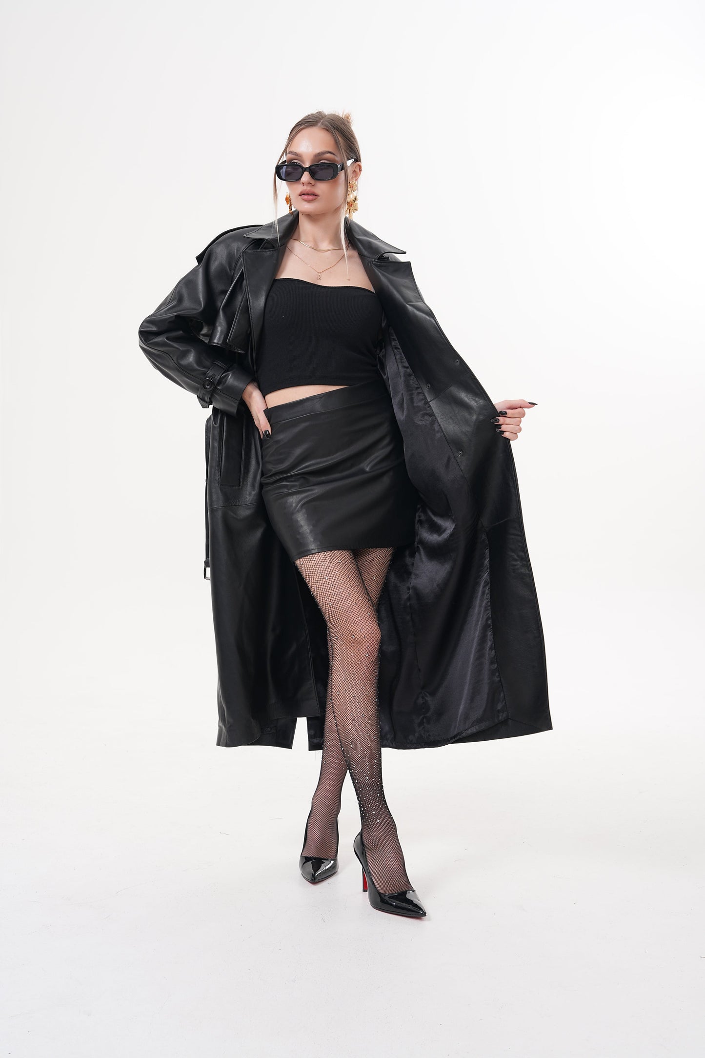 The Raven Black Leather Women Jacket