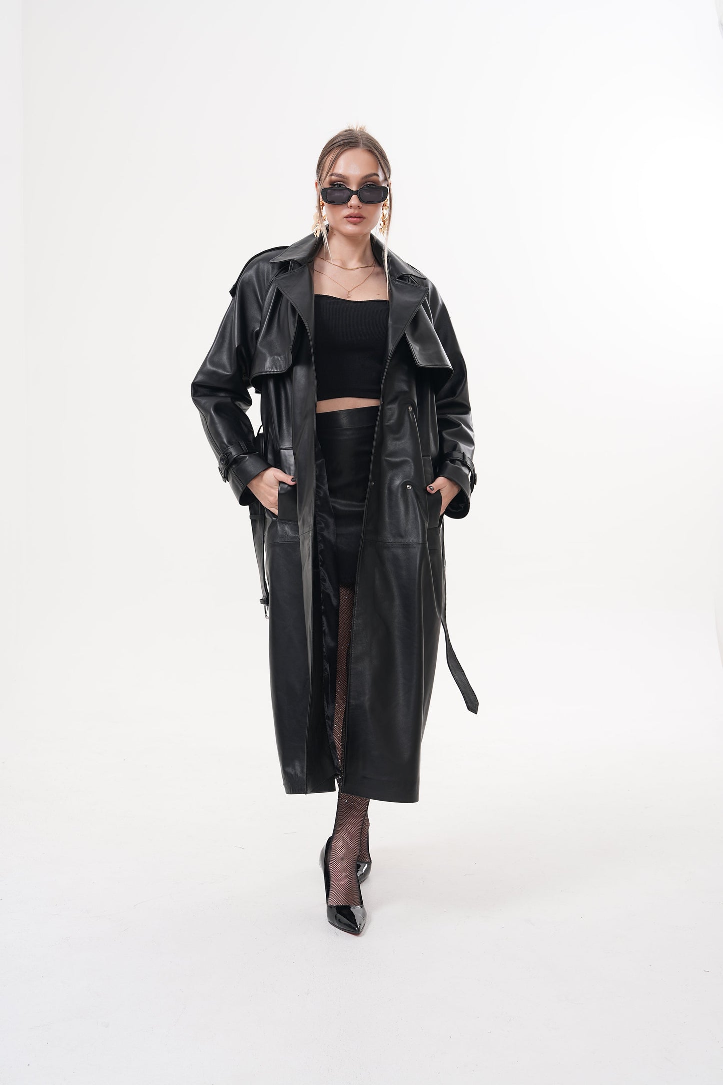 The Raven Black Leather Women Jacket