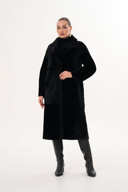 The Emilia Reversible Shearling Leather Women Jacket