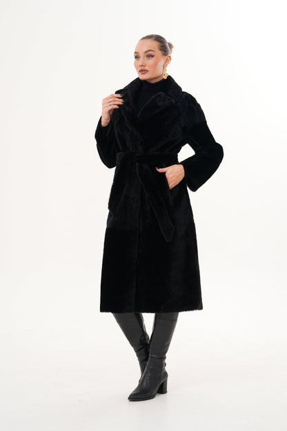 The Emilia Reversible Shearling Leather Women Jacket