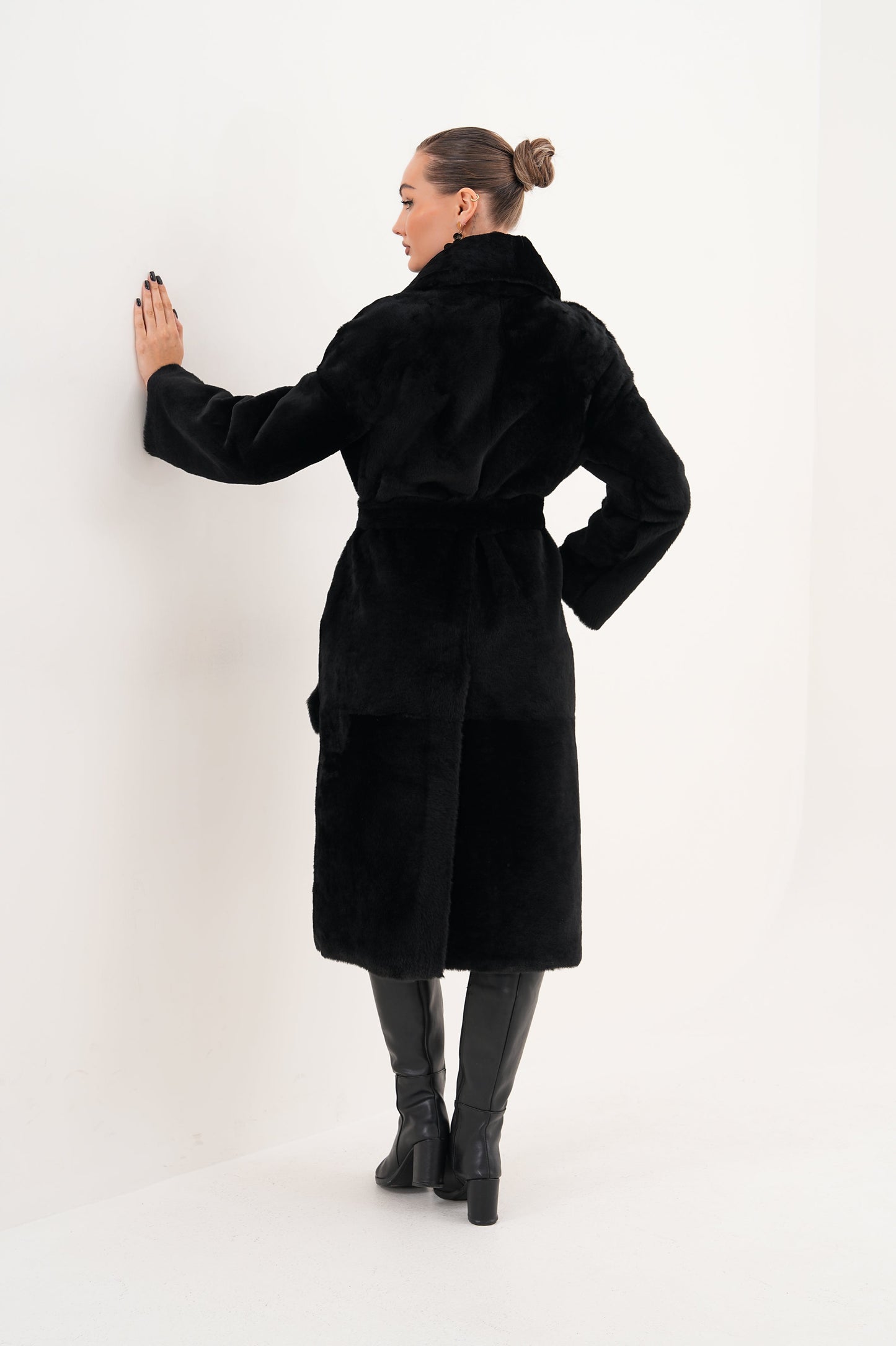 The Emilia Reversible Shearling Leather Women Jacket