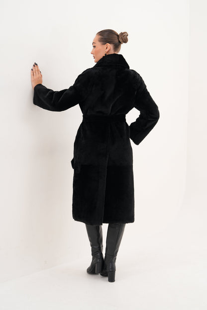 The Emilia Reversible Shearling Leather Women Jacket