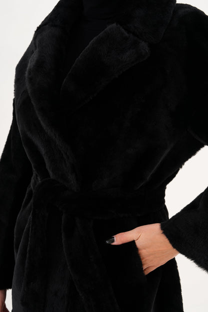 The Emilia Reversible Shearling Leather Women Jacket