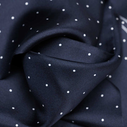 Savona - Slim Silk Scarf - Midnight Blue - My Men's Shop