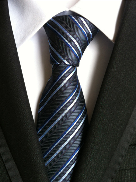 KPT2022 Blue Striped Polywoven Tie