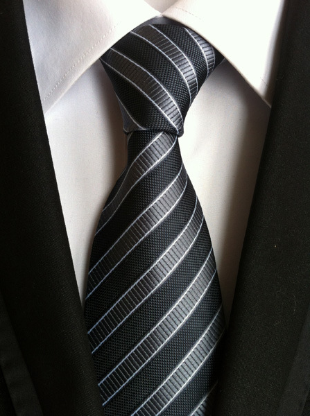 KPT2034 Striped Polywoven Tie