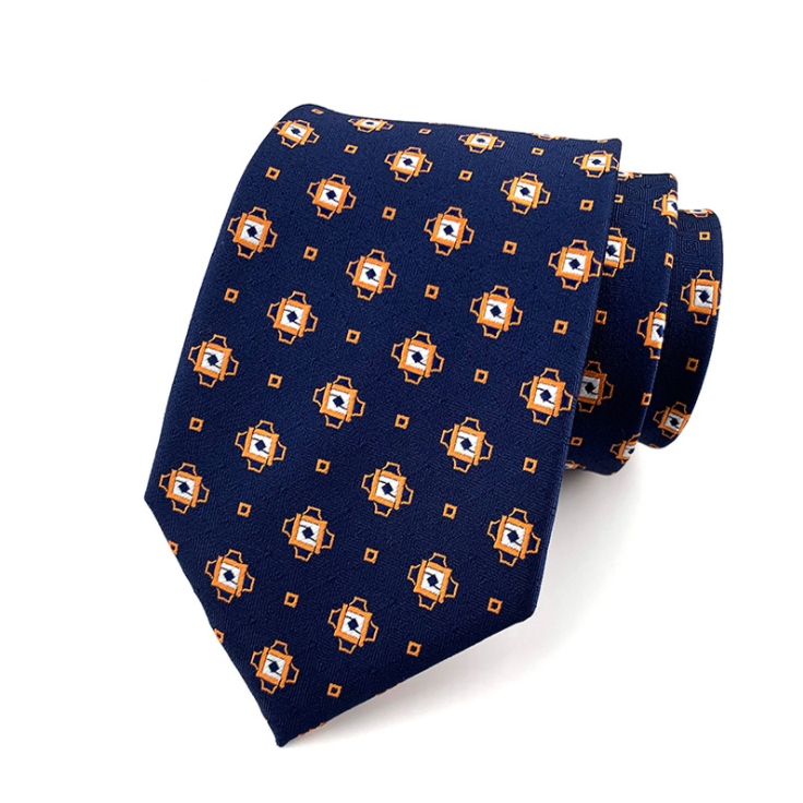 KPT2064 Blue Mosaic Polywoven Tie