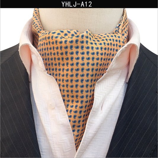 KSF1032 Orange and Blue Paisley Ascott