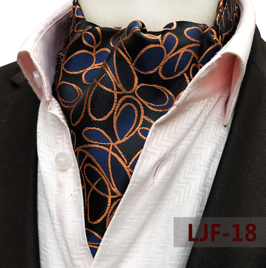 LJF-18 Abstract Orange Swirl Ascott