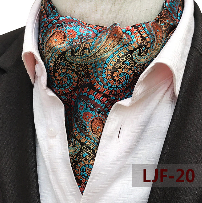 LJF-20 Orange and Blue Paisley Ascott