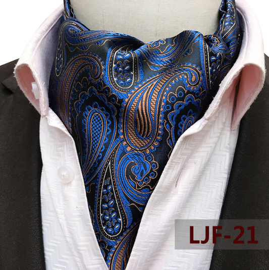 LJF-21 Dark Blue Paisley Ascott