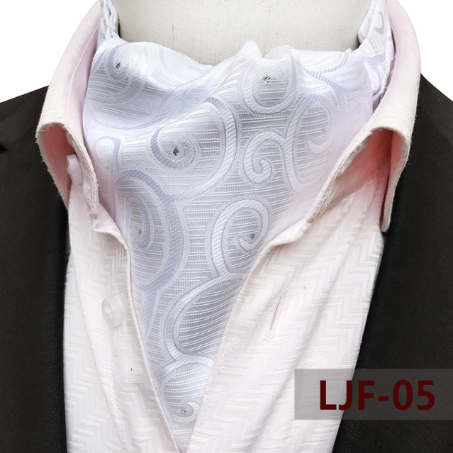 LJF-05 White Swirl Pattern Ascott