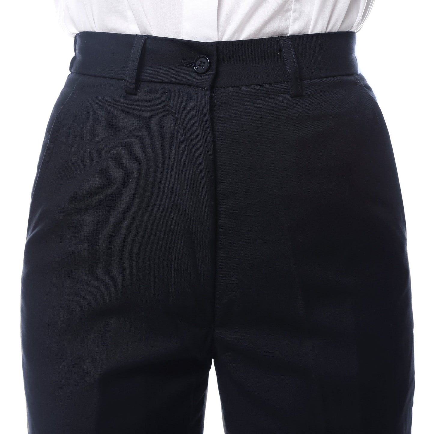 Womens 2789 Navy Elastic Waistband Dress Pants