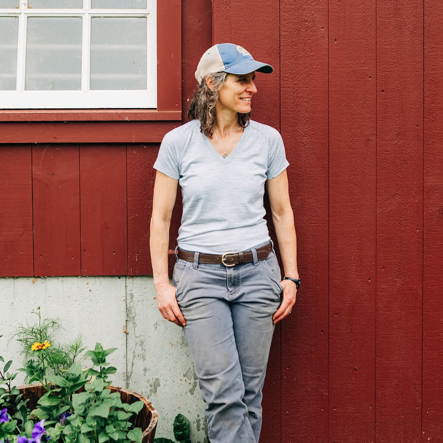 Microweight - Women's Wool V-Neck T-Shirt Woolverino - My Men's Shop