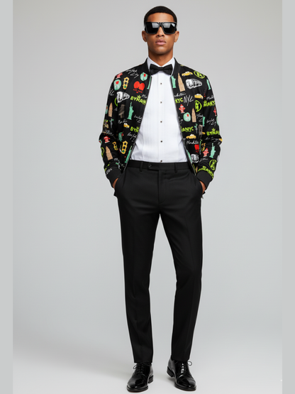 Chaqueta de edición limitada Manhattan Mosaic Nocturne – BYMANYC ® New York
