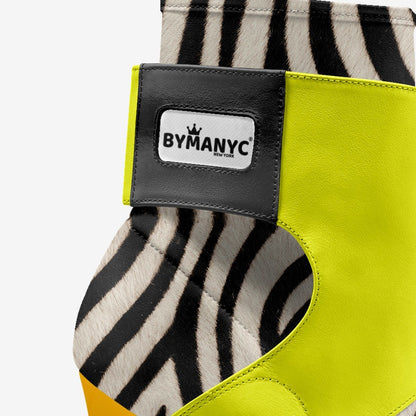 Limited Edition Vegan Stiletto Boots BYMANYC ® New York Futurista Noir - My Men's Shop