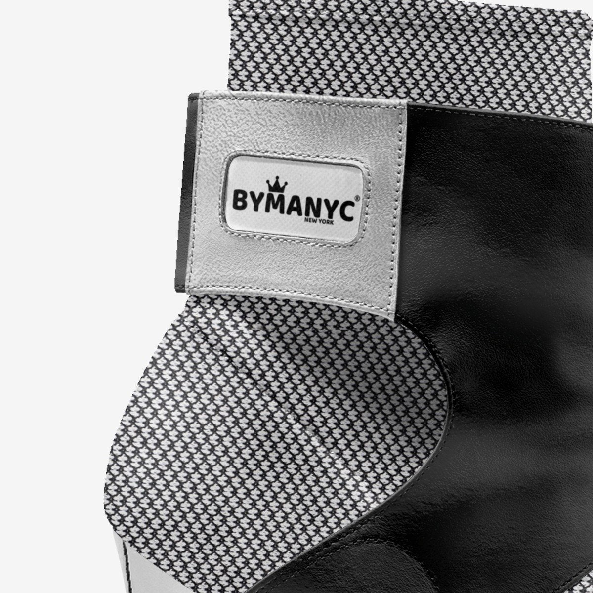 Botas de tacón de aguja veganas de edición limitada BYMANYC® New York Futurista Onyx