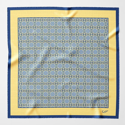 Lucca - Silk Neckerchief - Yellow - My Men's Shop