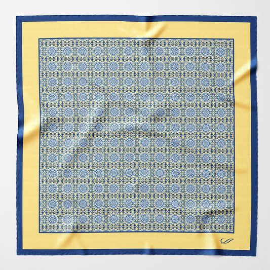 Lucca - Silk Neckerchief - Yellow - My Men's Shop