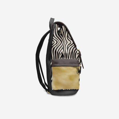 Luxury Vegan Backpack GOLD SAFARI – BYMANYC ® New York Made in Italy - My Men's Shop