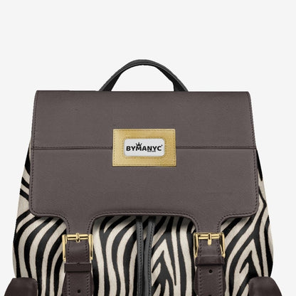 Mochila Vegana de Lujo GOLD SAFARI – BYMANYC ® Nueva York Hecha en Italia