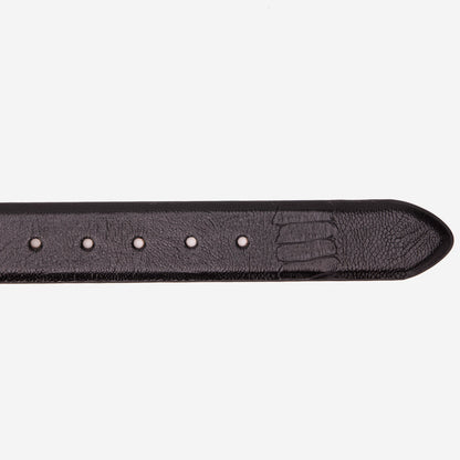 The Bangkok Black  Calfskin Belt