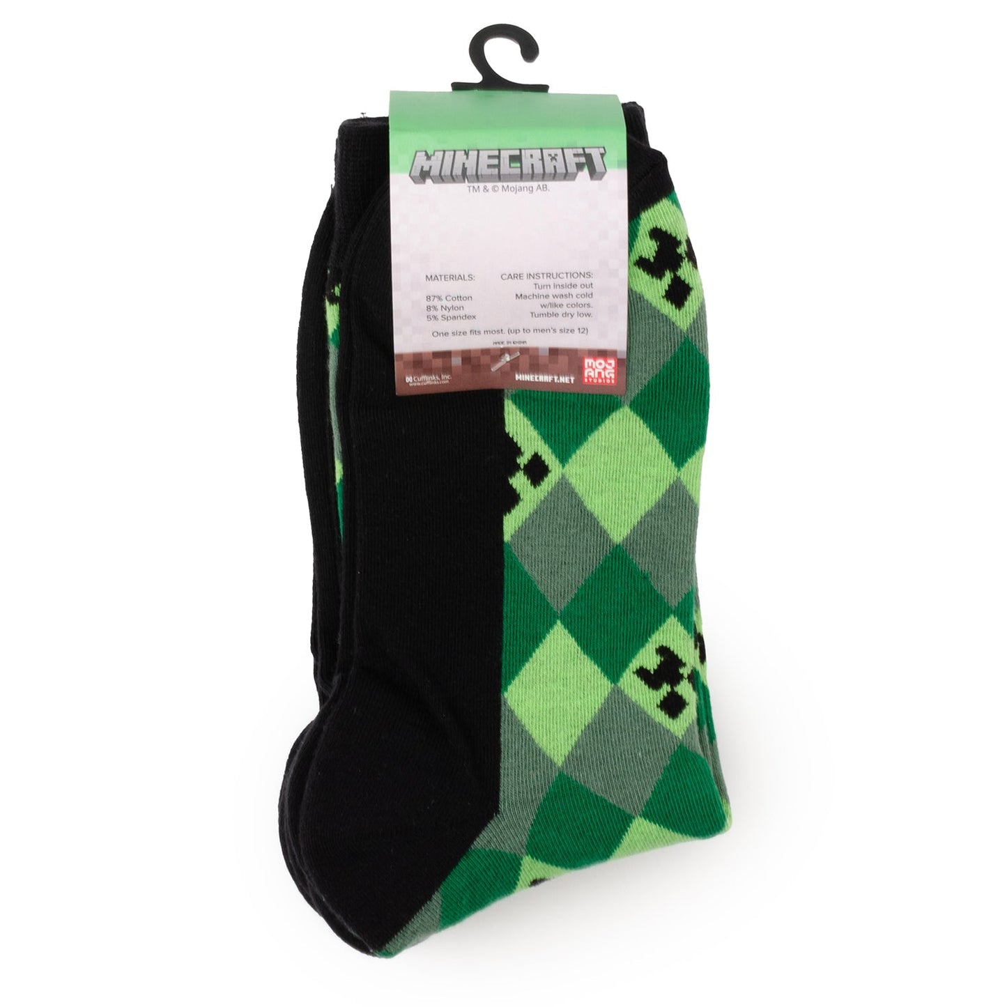 Set de calcetines Minecraft Creeper para hombre – 3 pares