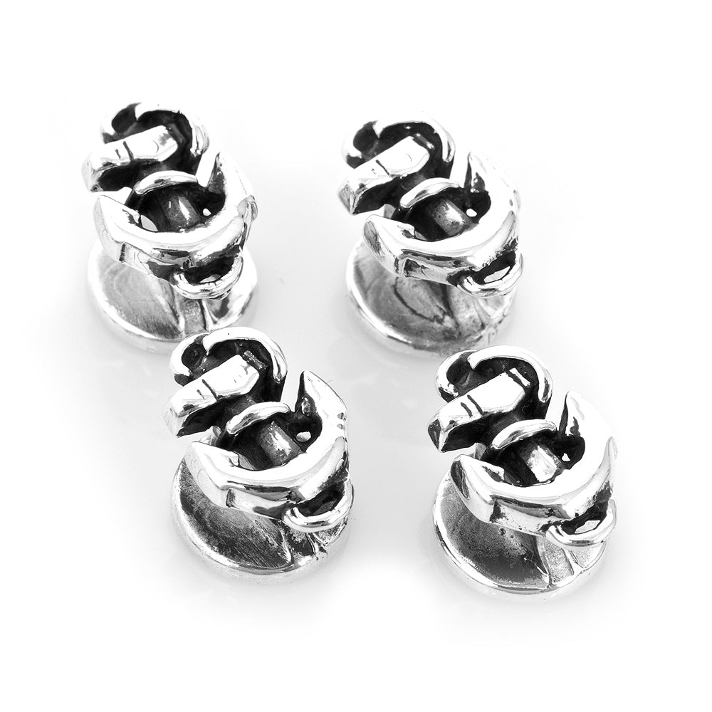 Sterling Anchor Studs - My Men's Shop