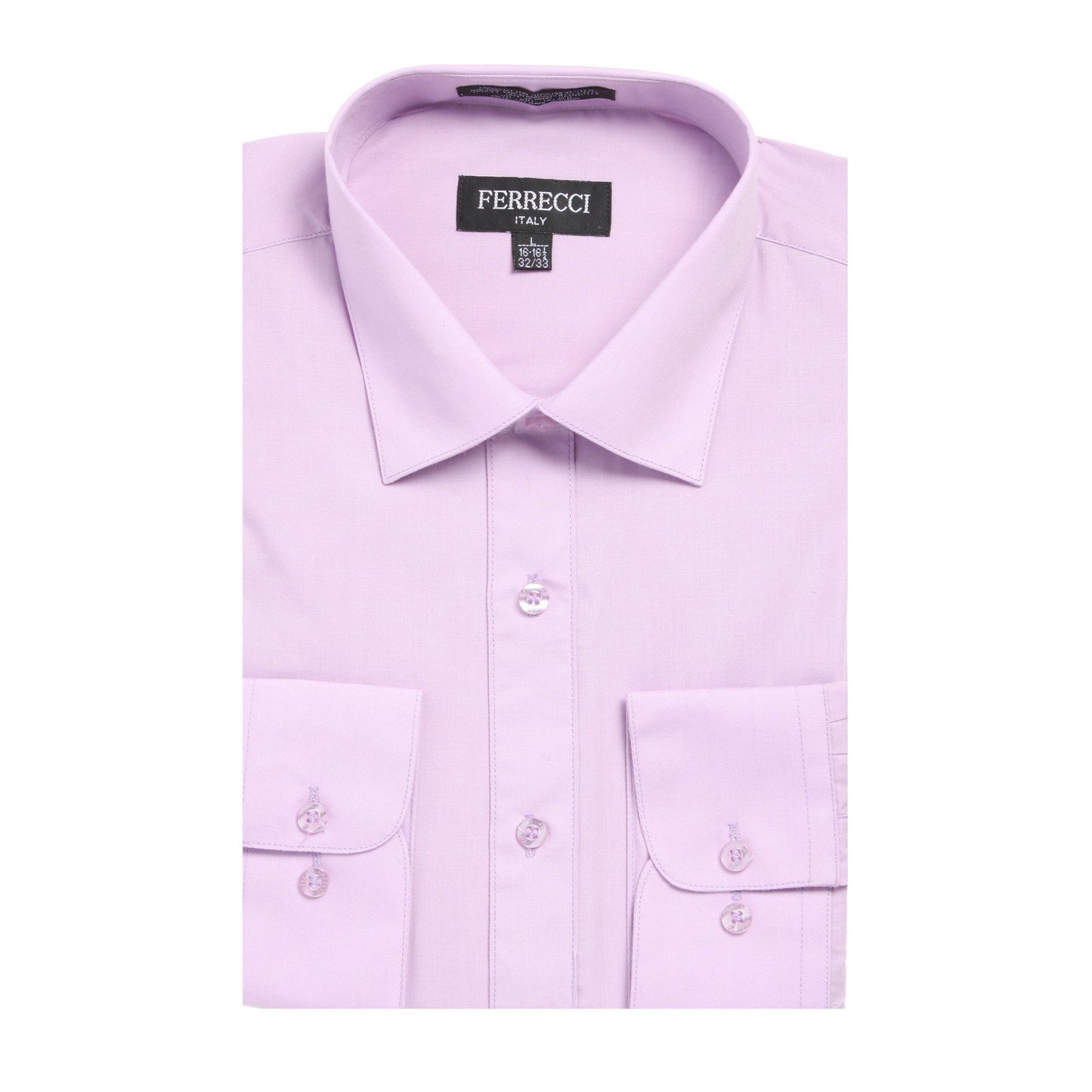 Mens Solid Light Colored Dress Shirt - Many Colors