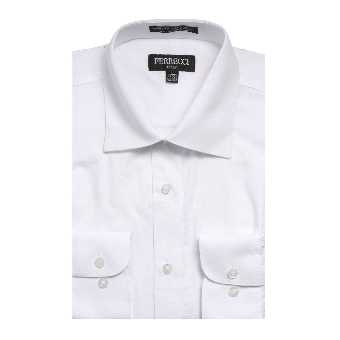 Mens Solid Light Colored Dress Shirt - Many Colors