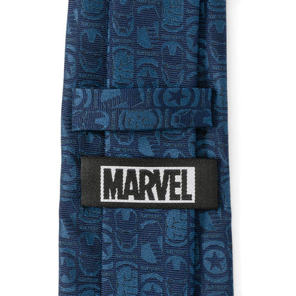 Corbata azul de Los Vengadores de Marvel para hombre