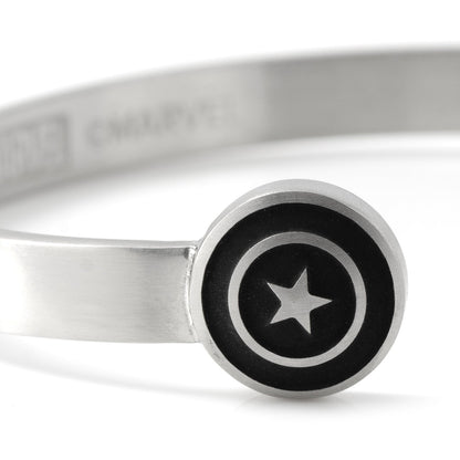 Marvel Captain America Stainless Steel Cuff Bracelet - My Men's Shop