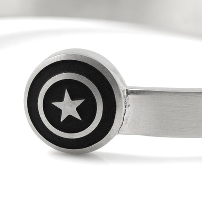 Marvel Captain America Stainless Steel Cuff Bracelet - My Men's Shop