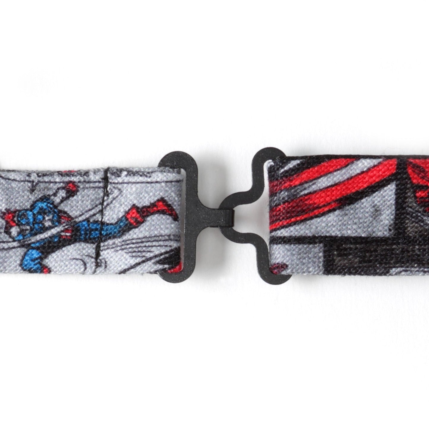 Pajarita gris de Capitán América de Marvel para hombre