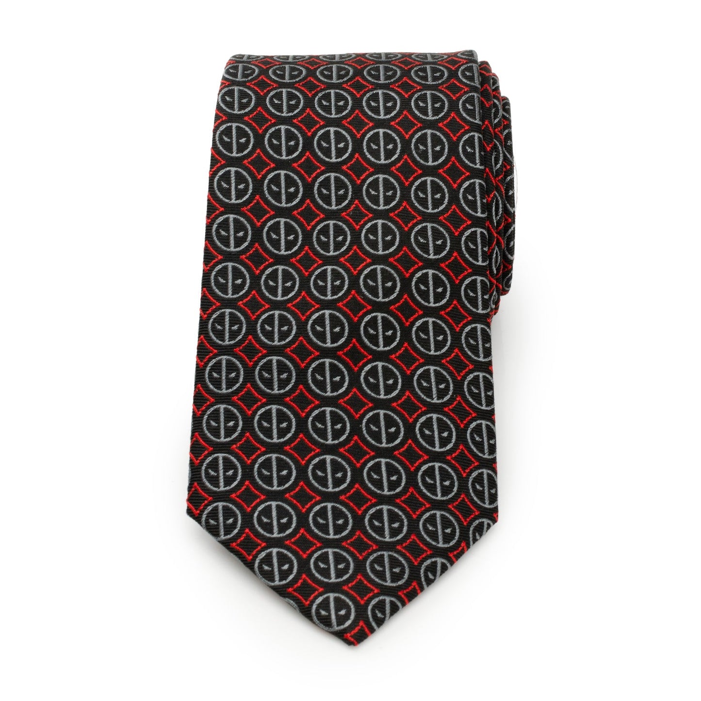 Corbata de hombre negra de Marvel Deadpool