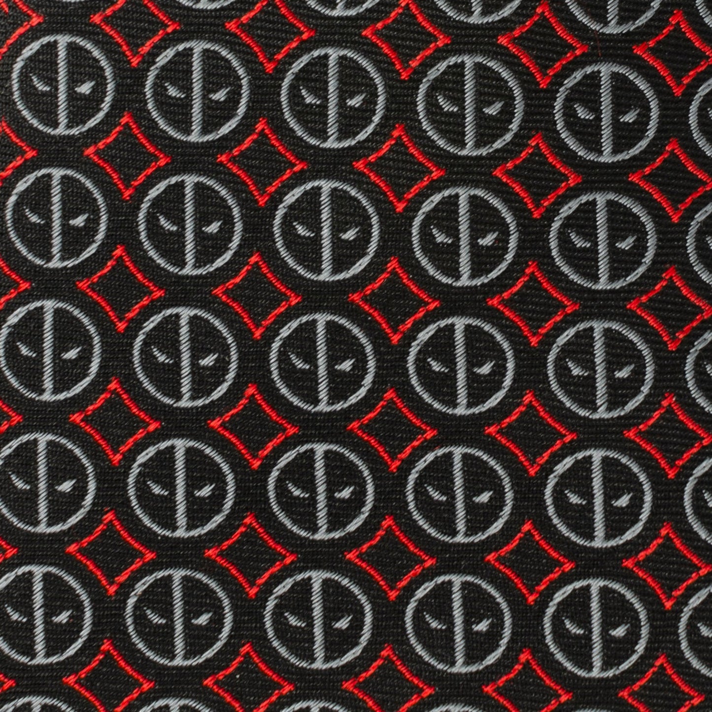 Corbata de hombre negra de Marvel Deadpool