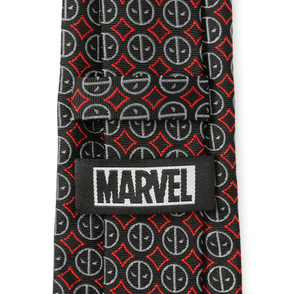 Corbata de hombre negra de Marvel Deadpool