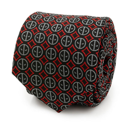 Corbata de hombre negra de Marvel Deadpool