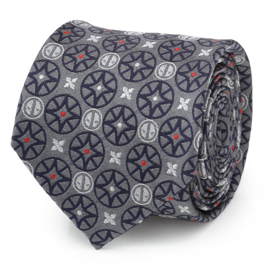 Corbata gris de Deadpool de Marvel para hombre