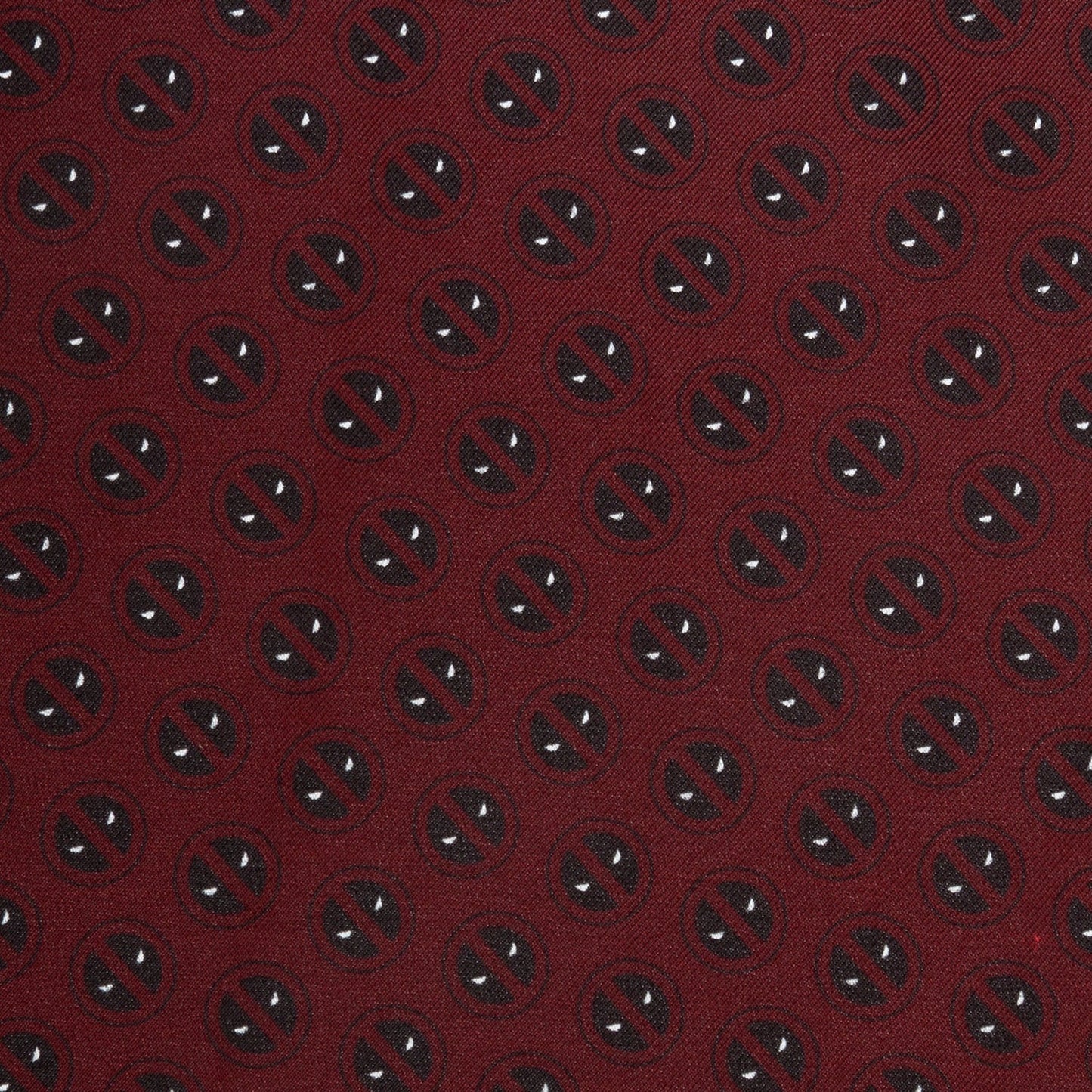 Marvel Deadpool Red Mask Silk Pocket Square