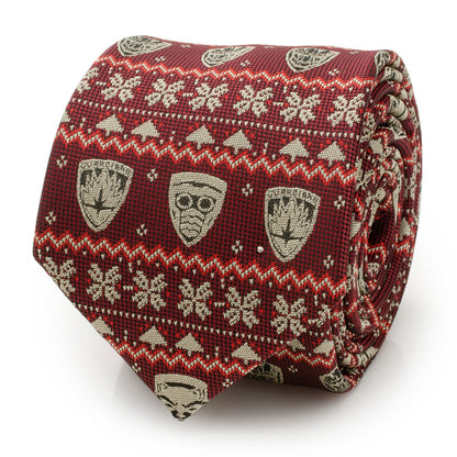 Corbata roja para hombre Fair Isle de Marvel Guardianes de la Galaxia
