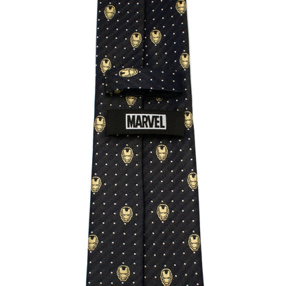 Corbata gris de puntos de Iron Man de Marvel