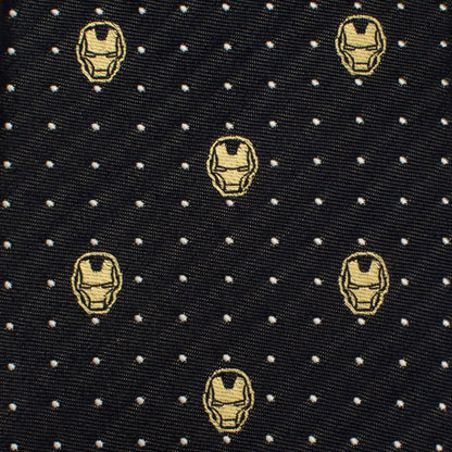 Corbata gris de puntos de Iron Man de Marvel