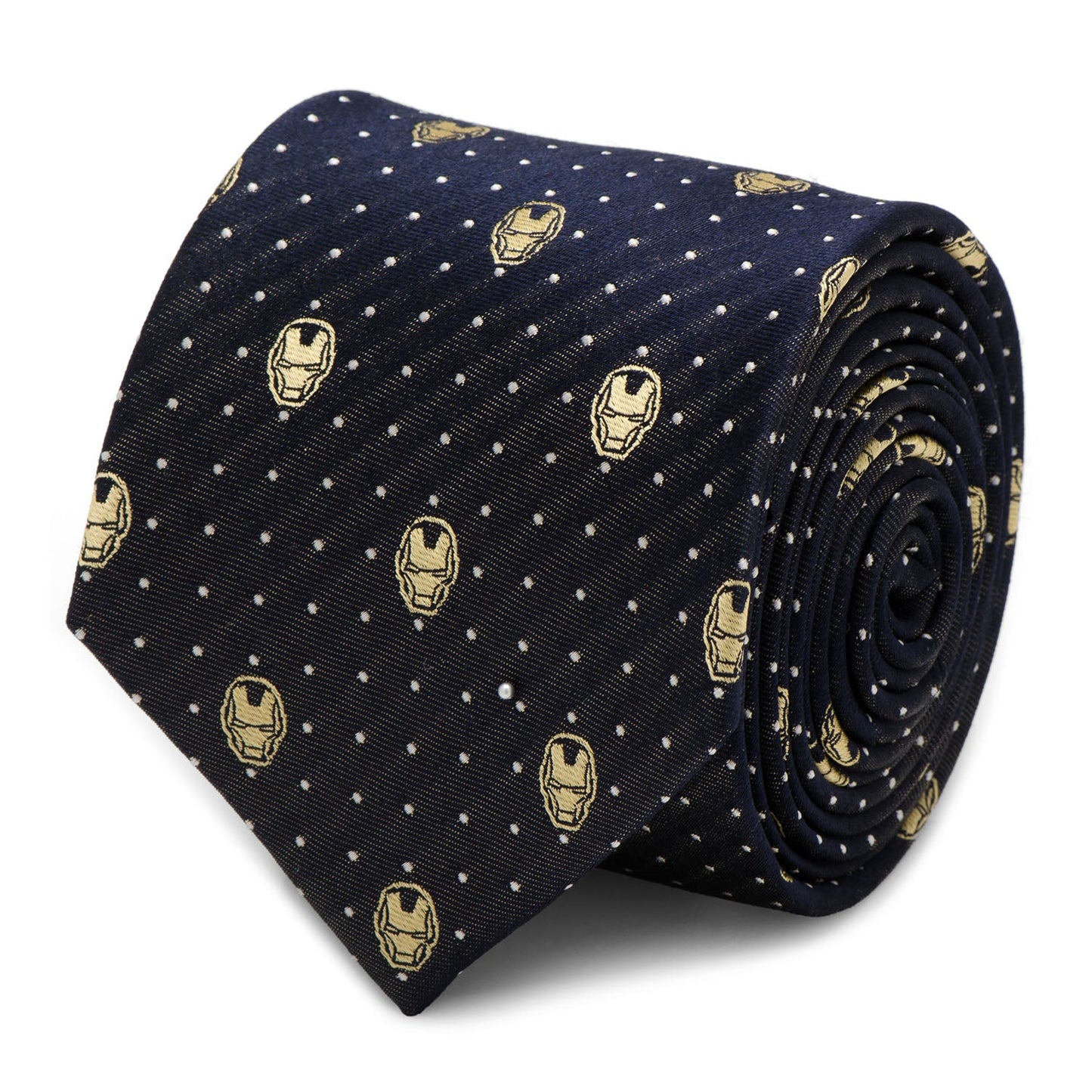 Corbata gris de puntos de Iron Man de Marvel