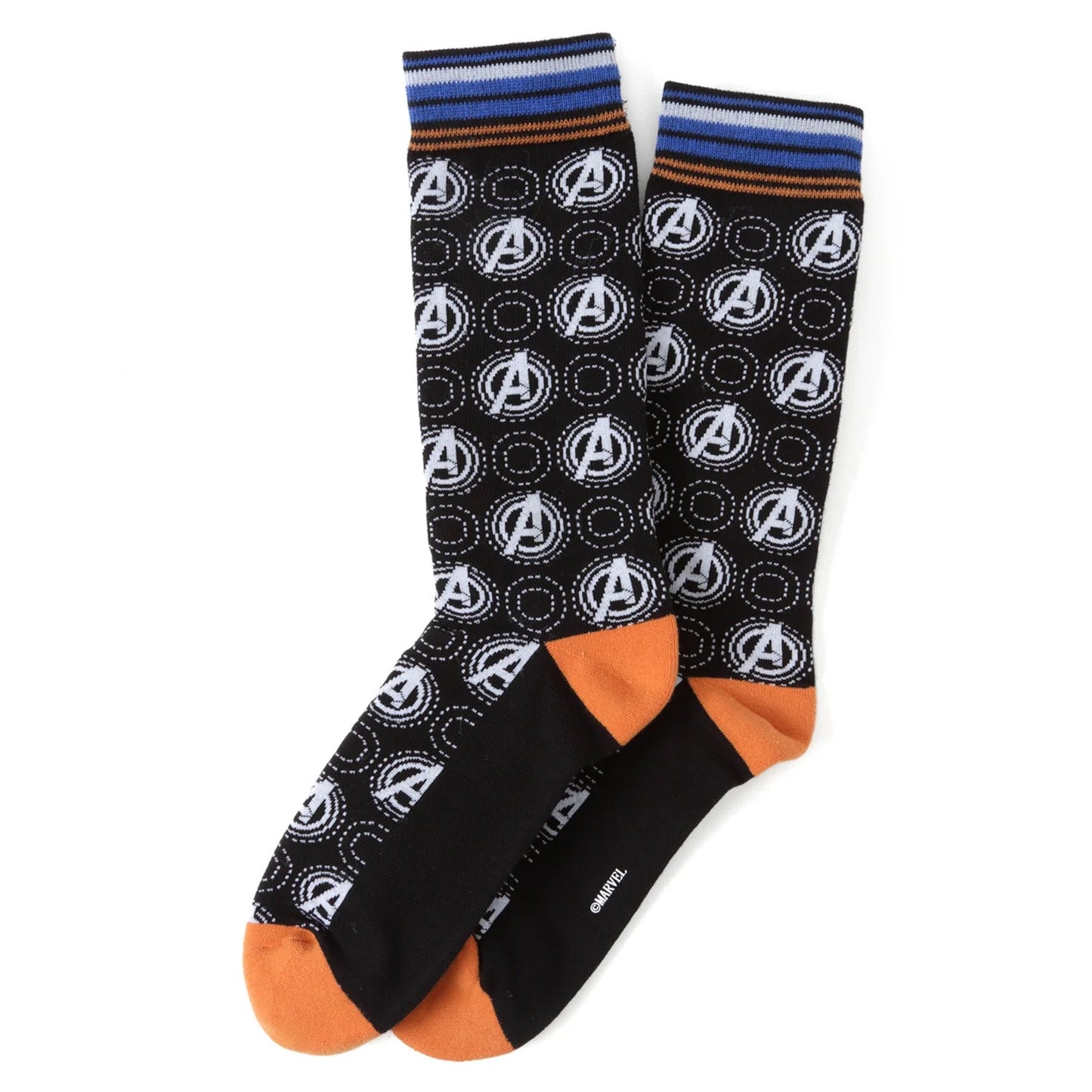 Paquete de 3 calcetines Marvel Argyle y set de regalo con pin de solapa