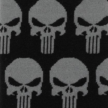 Marvel Punisher Black Socks and Silver Lapel Pin Gift Set