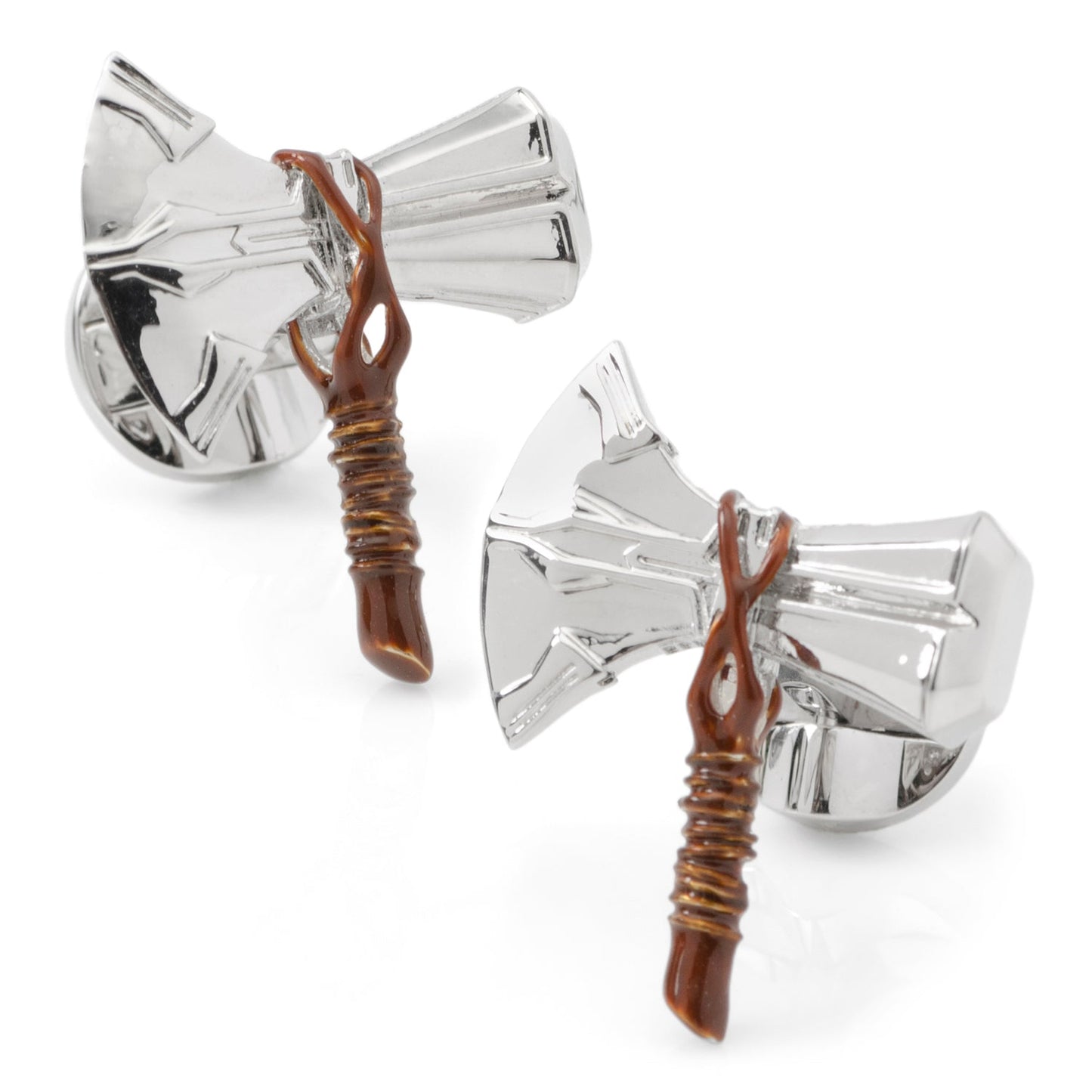 Gemelos plateados Stormbreaker de Thor de Marvel