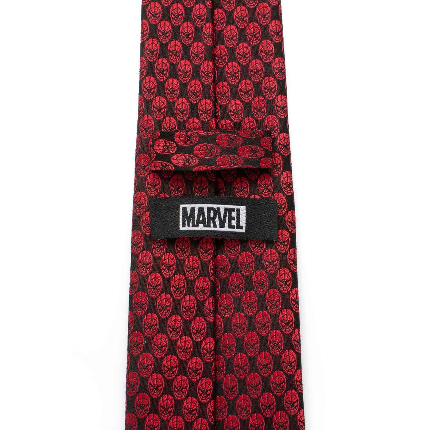 Corbata roja para hombre, Máscara de Spider-Man de Marvel
