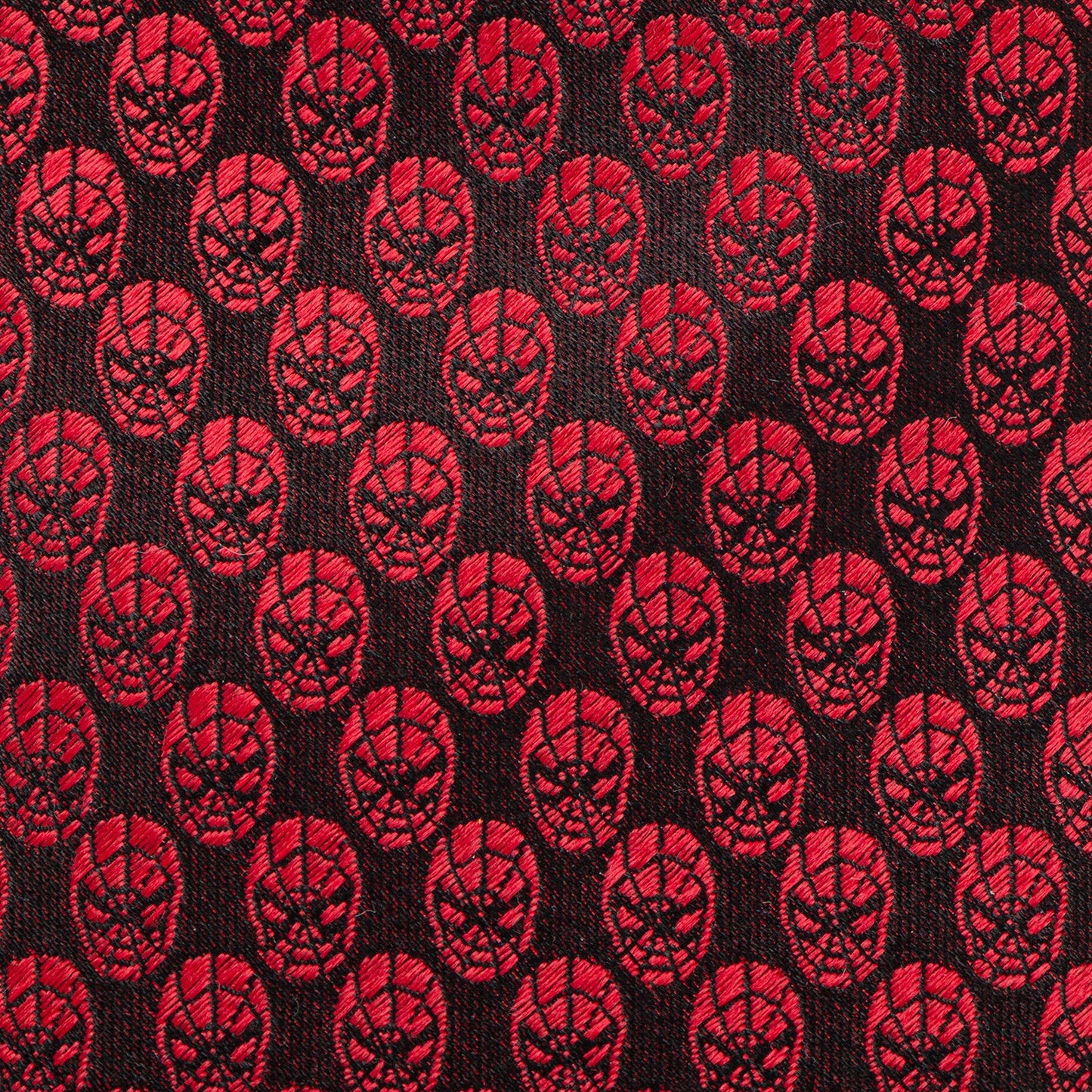 Corbata roja para hombre, Máscara de Spider-Man de Marvel